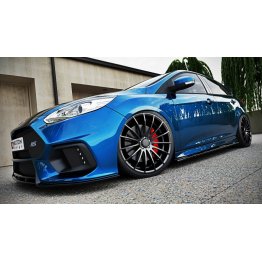 Накладки сплиттеры на пороги на Ford Focus III ST